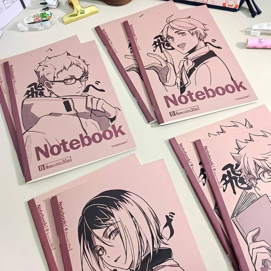 ハイキュー　ノート　まとめ売り Amazon.co.jp: ハイキュー ノートブック 日向翔陽 月島蛍 孤爪